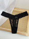 Personality Custom Name Crystal Letter Thong Sexy Lace Bikini Panties G-String Low Waist Briefs Ladies Knickers Hot Wife Gift